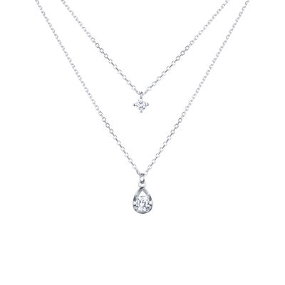 Collar Doble Camila Plata 925