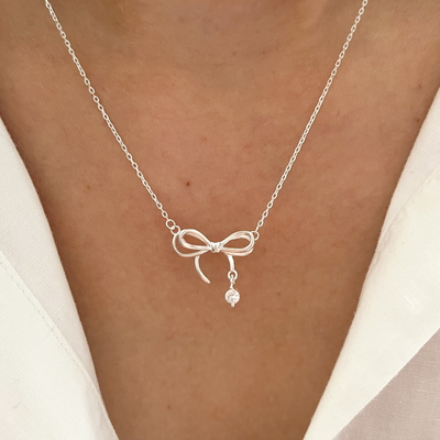 Collar Listón Plata 925
