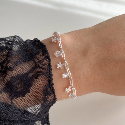 Pulsera Flora Plata 925