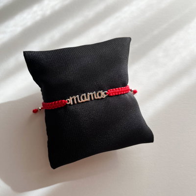 Pulsera Hilo Mamá Plata 925