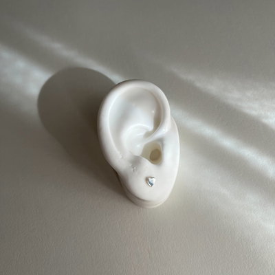 Aros Corazón 4mm Plata 925