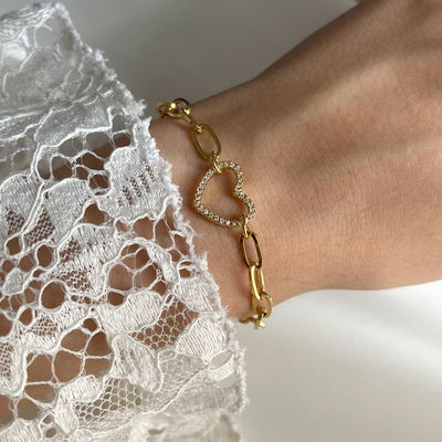 Pulsera Corazón Calado AD