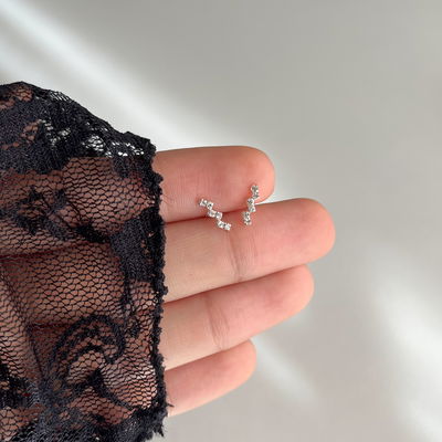 Aros Barrita 10mm Plata 925