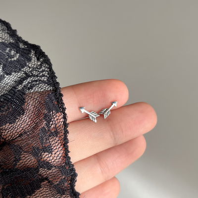 Aros Flecha 9mm Plata 925