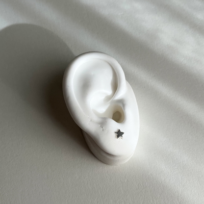 Aros Estrellas 5mm Plata 925