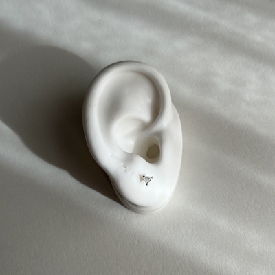 Aros Triángulo 3mm Plata 925