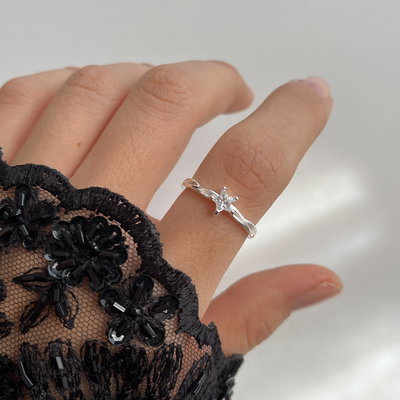 Anillo Estrella Plata 925