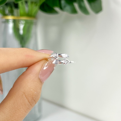 Anillo Abrazo Regulable Plata 925