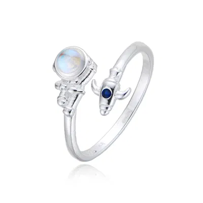 Anillo Astronauta Plata 925