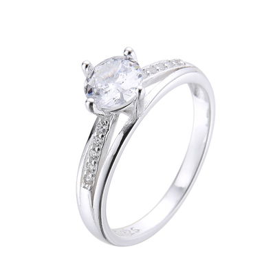 Anillo Compromiso Plata 925