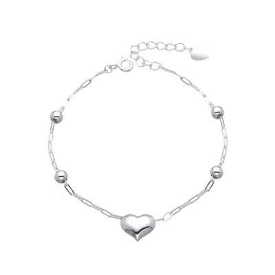 Pulsera de Corazón Plata 925