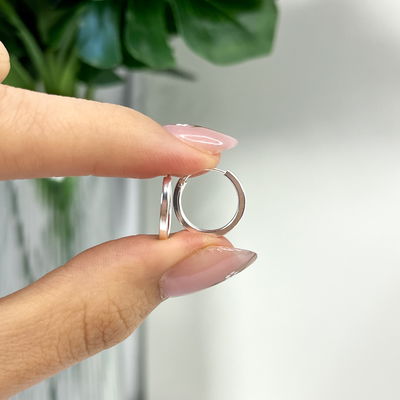 Argollas 14mm Plata 925