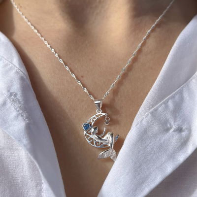 Collar Sirena Plata 925