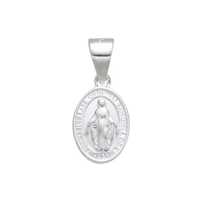 Dije Medalla Milagrosa Plata 925