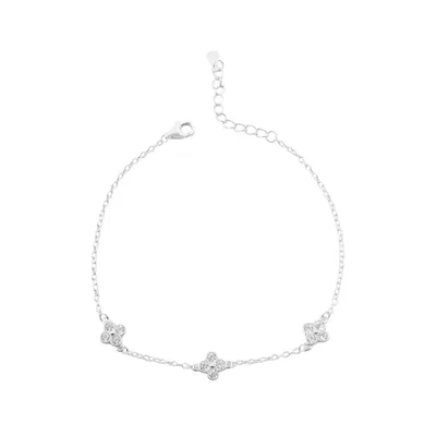 Pulsera Flowers Plata 925