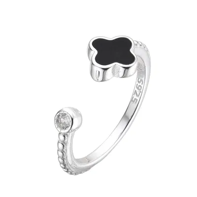 Anillo Flor VC Plata 925
