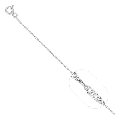 Cadena Singapur Plata 925