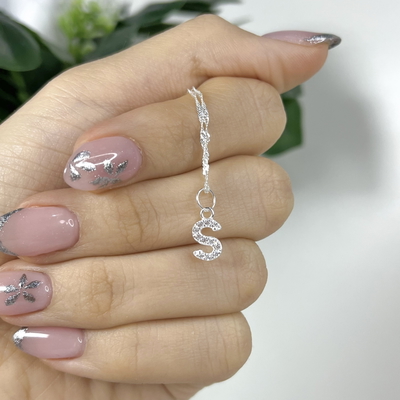 Dije Inicial S Plata 925