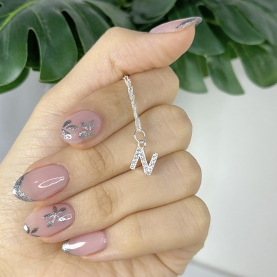 Dije Inicial N Plata 925