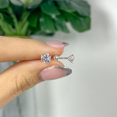 Piercing Cierre a Rosca Plata 925 x Unidad