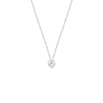 Choker Corazón 8mm Plata 925