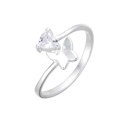 Anillo Mariposa Regulable Plata 925