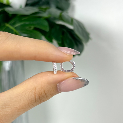 Argollas Ana 10mm Plata 925