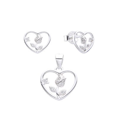 Conjunto Rosita Plata 925