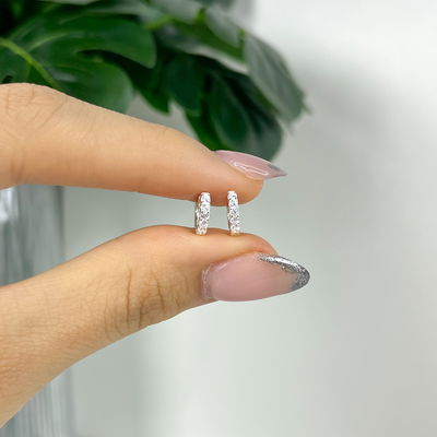 Argollas Ana 10mm Plata 925