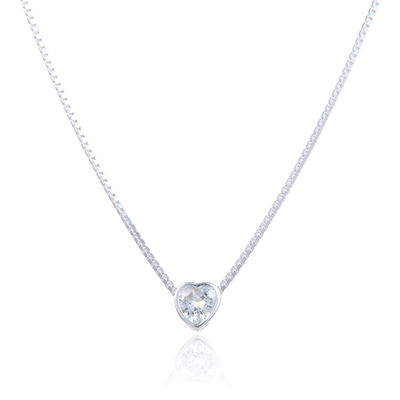 Choker Corazón 4mm Plata 925