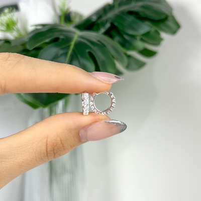 Argollas Guada 12mm Plata 925