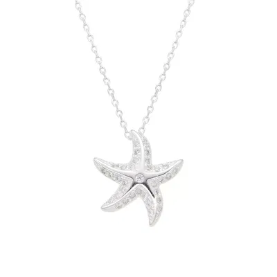 Collar Estrella de Mar Plata 925