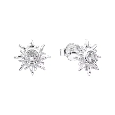 Aros Sol Plata 925