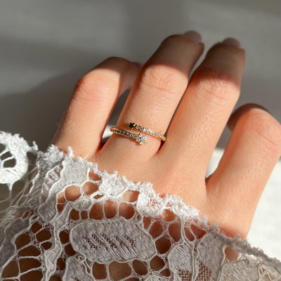 Anillo Estrella Fugaz Regulable AD