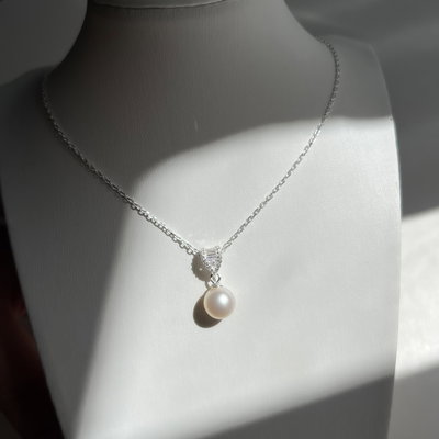 Collar de Perla Plata 925