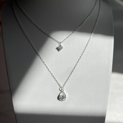 Collar Doble Camila Plata 925