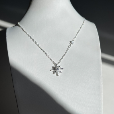 Collar Sol Plata 925