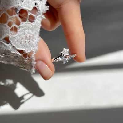Anillo Estrella Plata 925