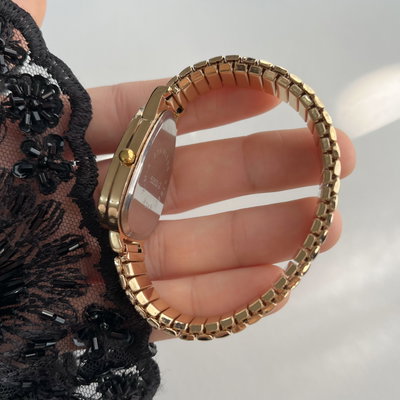 Reloj Serena Gold Blanco Shinny