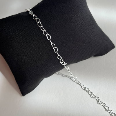 Pulsera Corazones AB