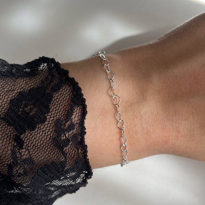 Pulsera Corazones AD