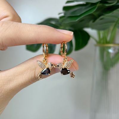 Argollas Colibrí Negro AD