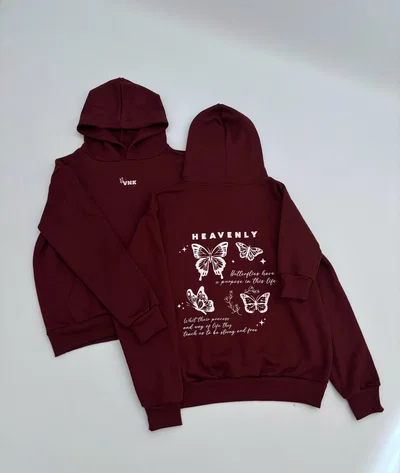 BUZO FRISADO BUTTERFLY BORDO 