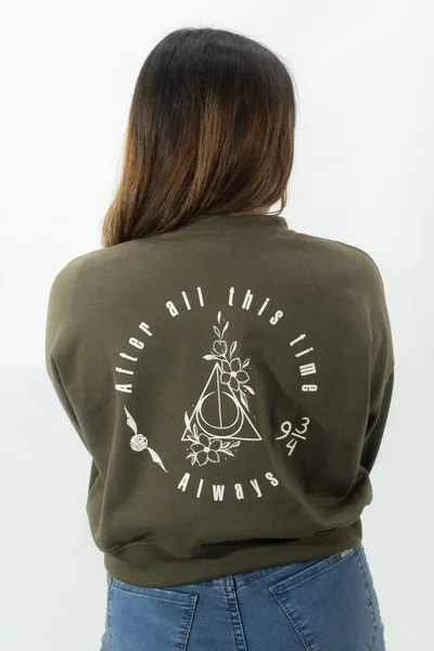 BUZO RUSTICO HARRY VERDE MILITAR 