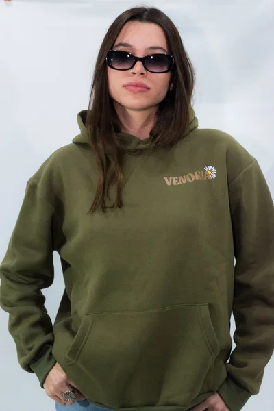 BUZO FRISADO DAISY VERDE MILITAR 