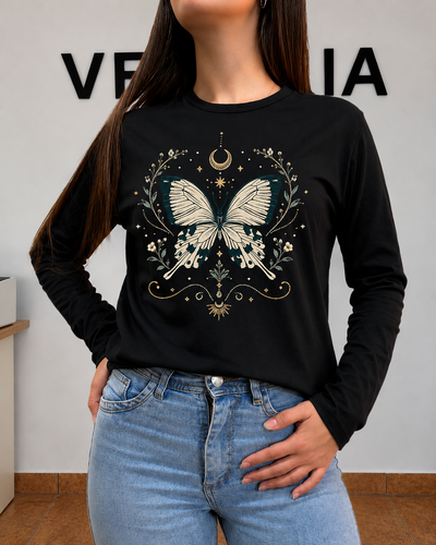 REMERA MANGA LARGA MARIPOSA ENERGIA