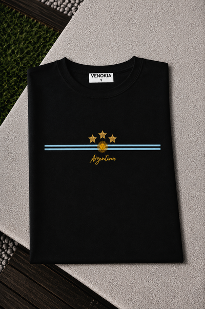 REMERA NEGRA ARGENTINA
