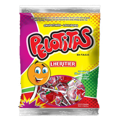 Chupetines Pelotitas frutales