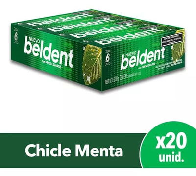 Chicle beldent menta