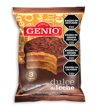 Alfajor genio negro 